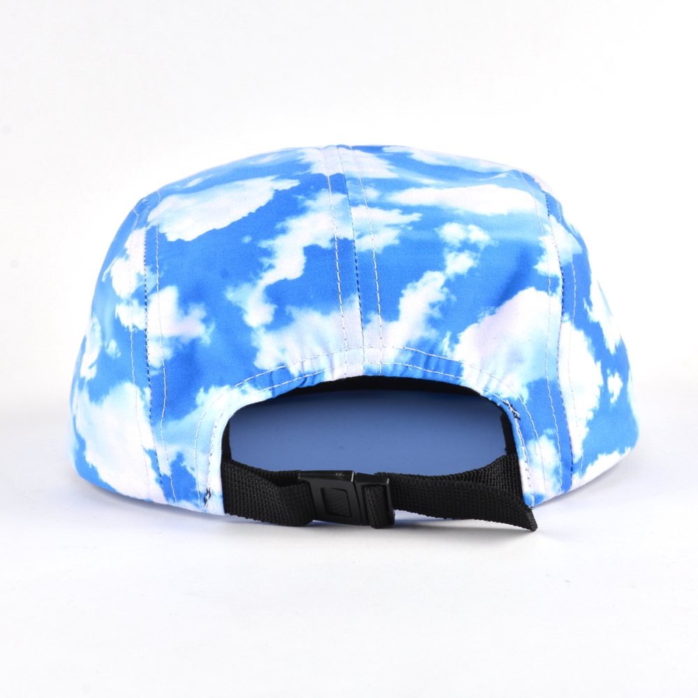 printing fabric 5 panels hats on sale