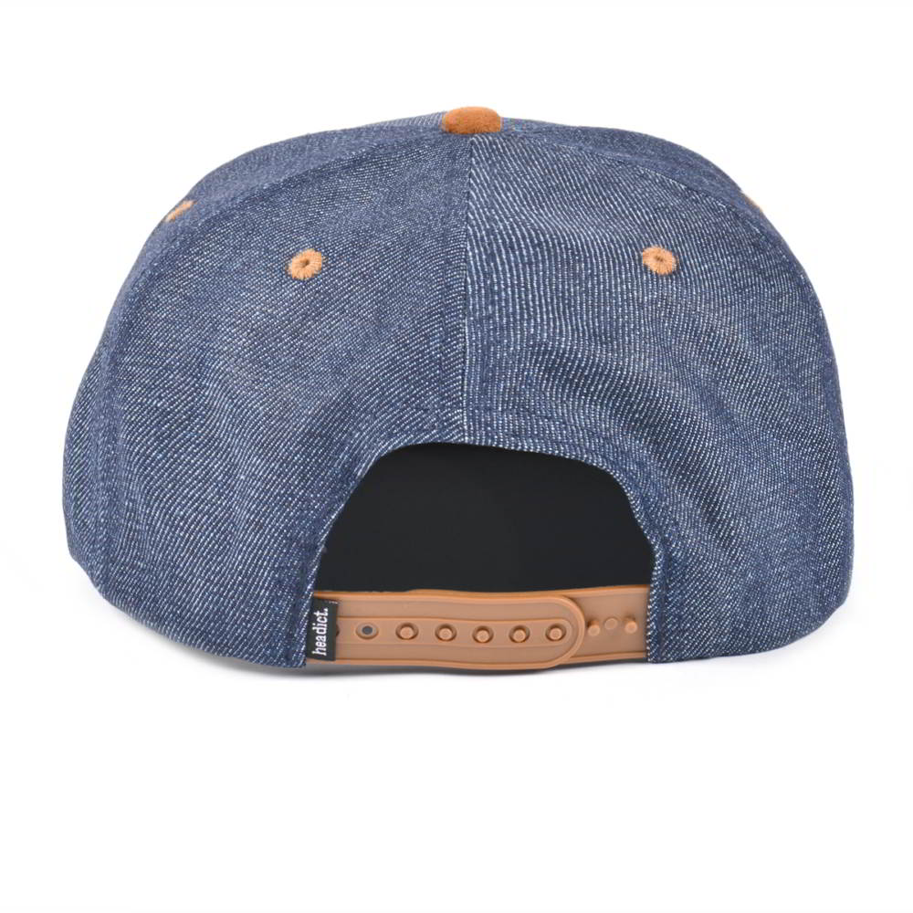 suede brim denim flat snapback caps