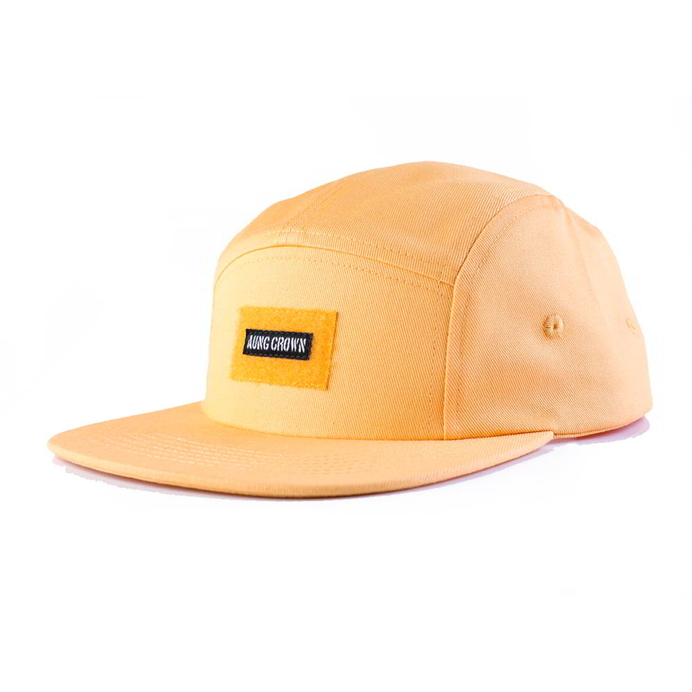 aungcrown patch cotton 5 panels caps