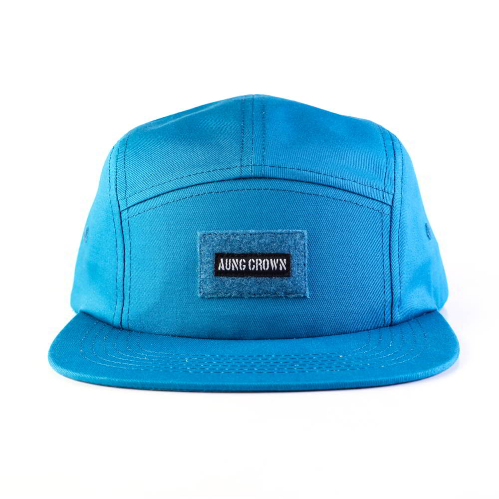 >aungcrown logo cotton 5 panels caps