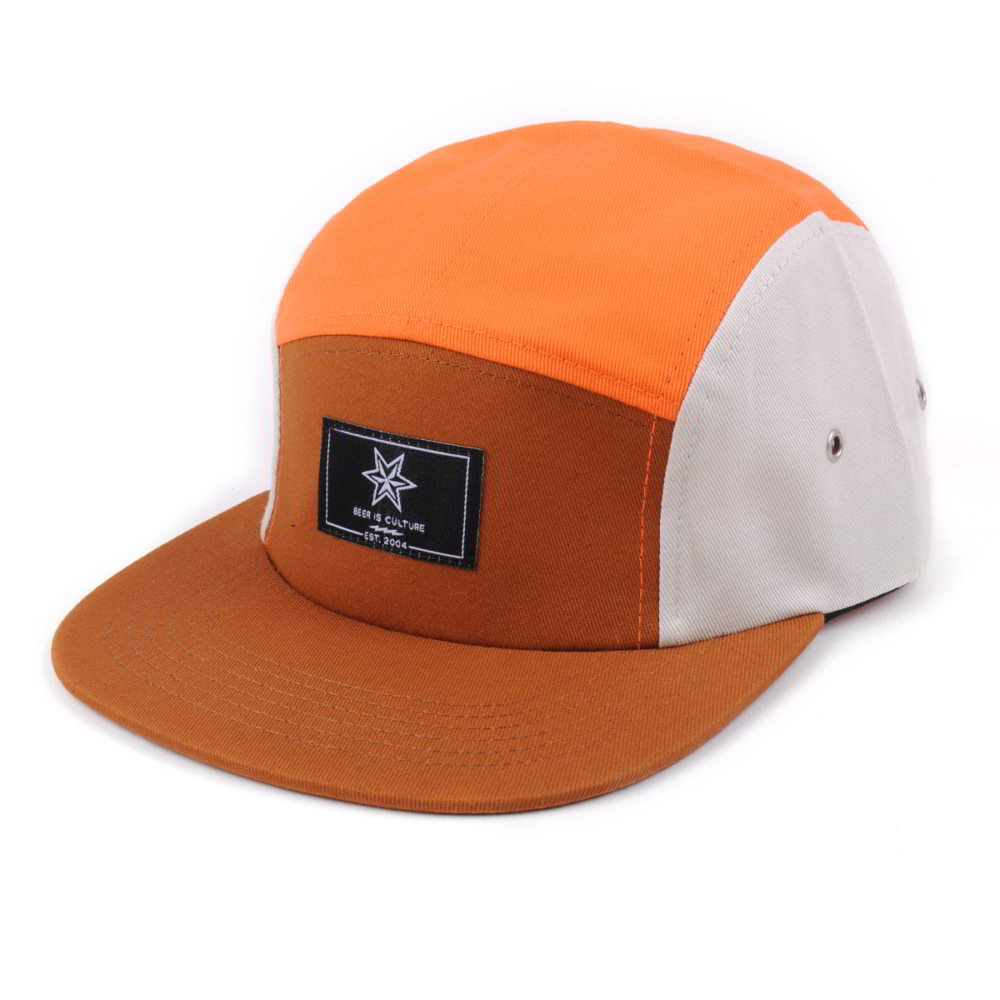 5 panels caps custom logo china supplier