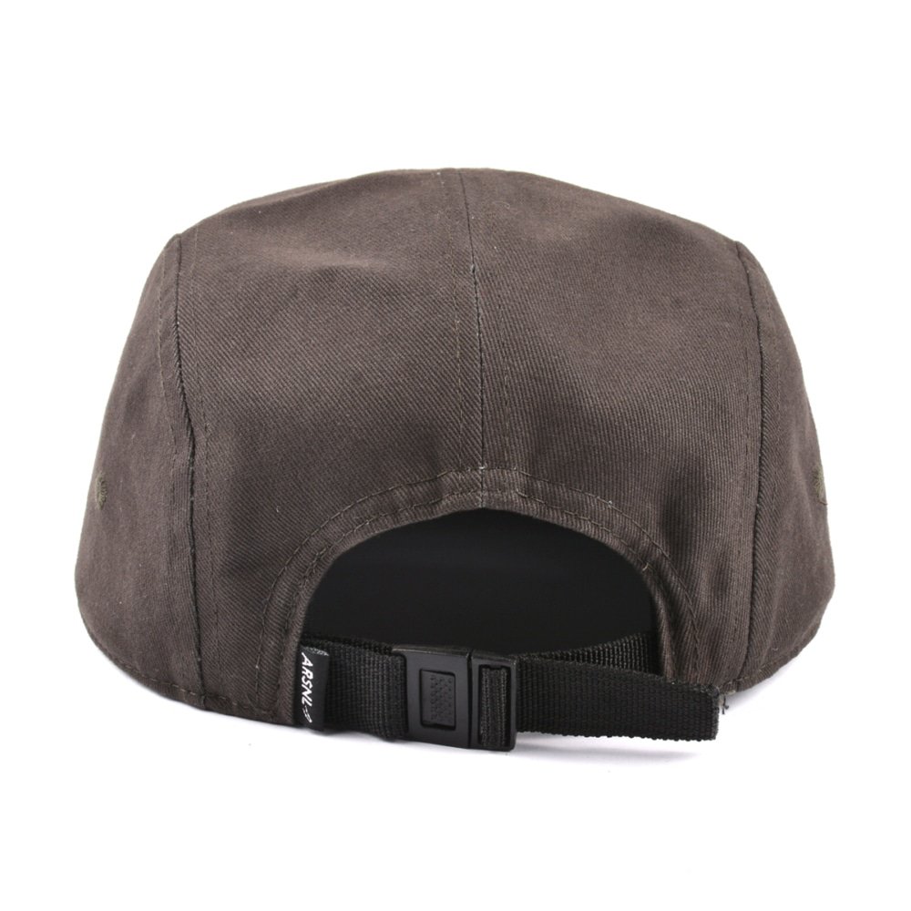 cotton woven patch 5 panels cap custom