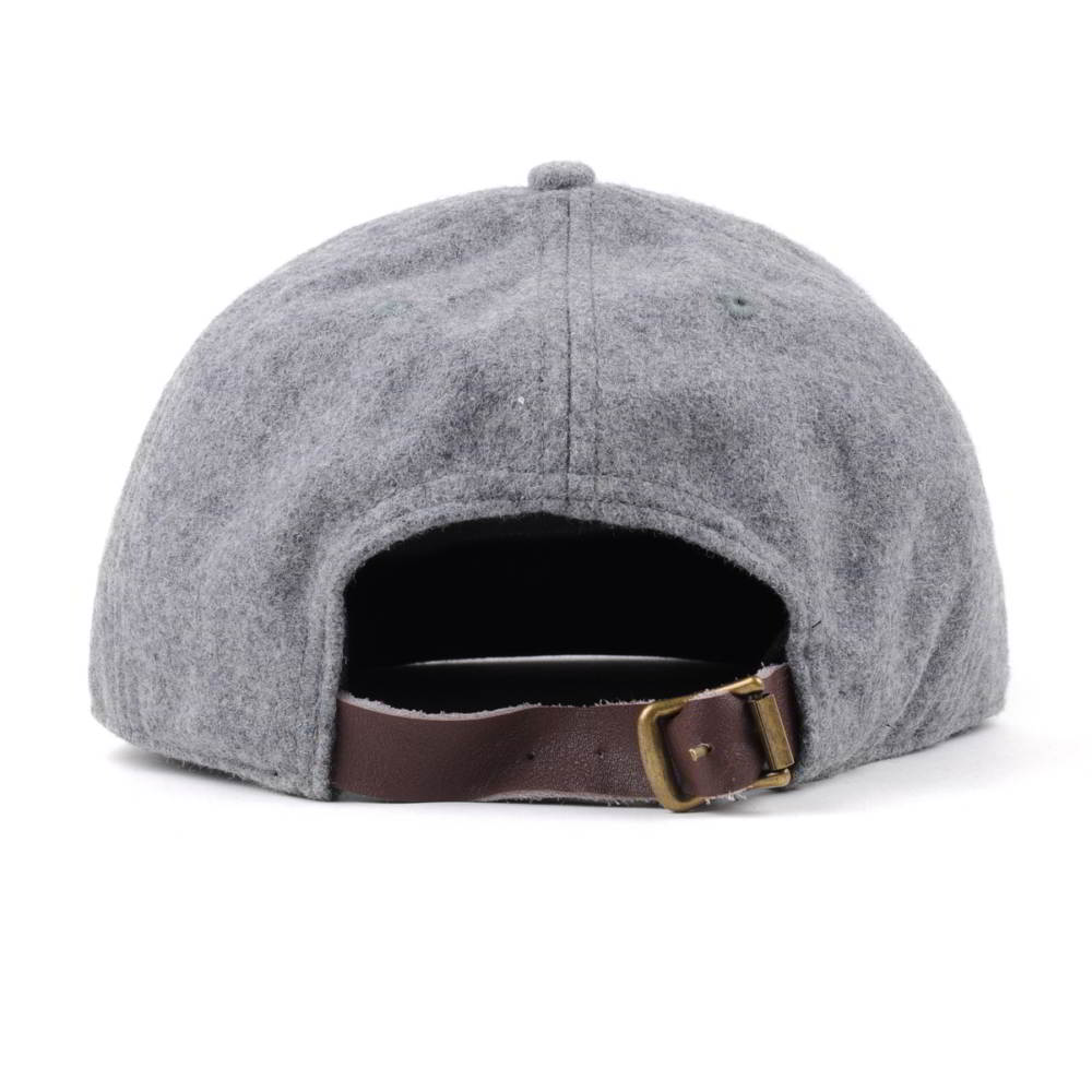 special 6 panels melton wool gray snapback hats