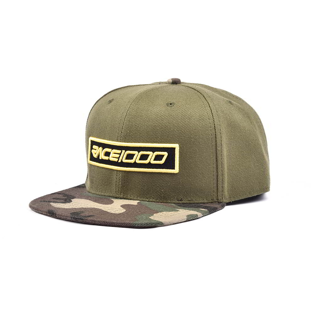 camouflage brim embroidery patch plain snapback hats