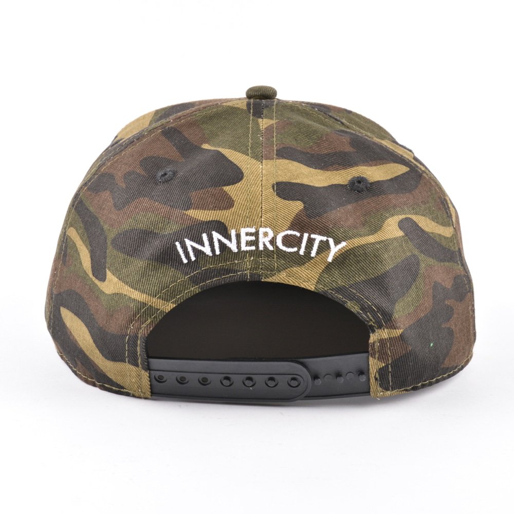 6 panels adjustable embroidery camo snapback caps