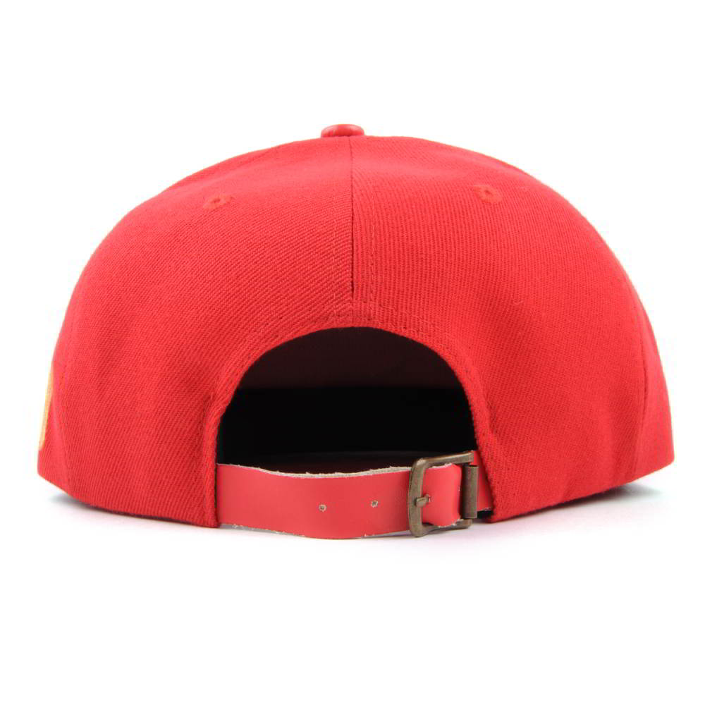 special 6 panels printing logo leather snapback hats