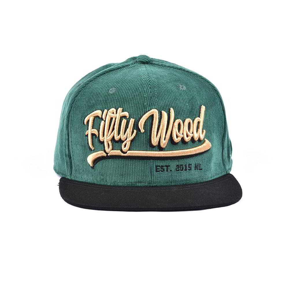 3d embroidery letters corduroy snapback hats