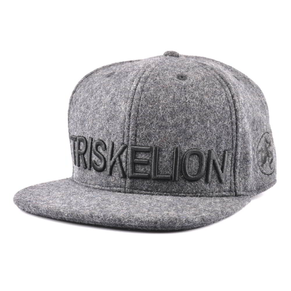 3d embroidery metal wool snapback hats