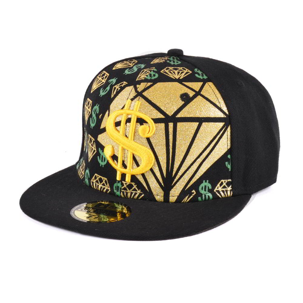 3d embroidery flat fitted snapback hats