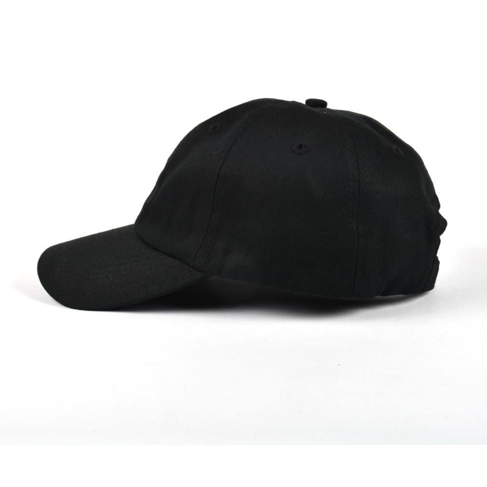 plain embroidery black dad hats baseball caps