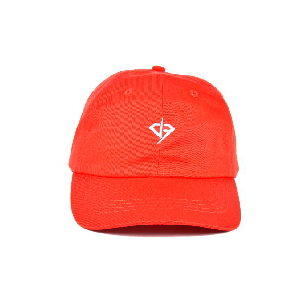 >plain embroidery red sports dad hats