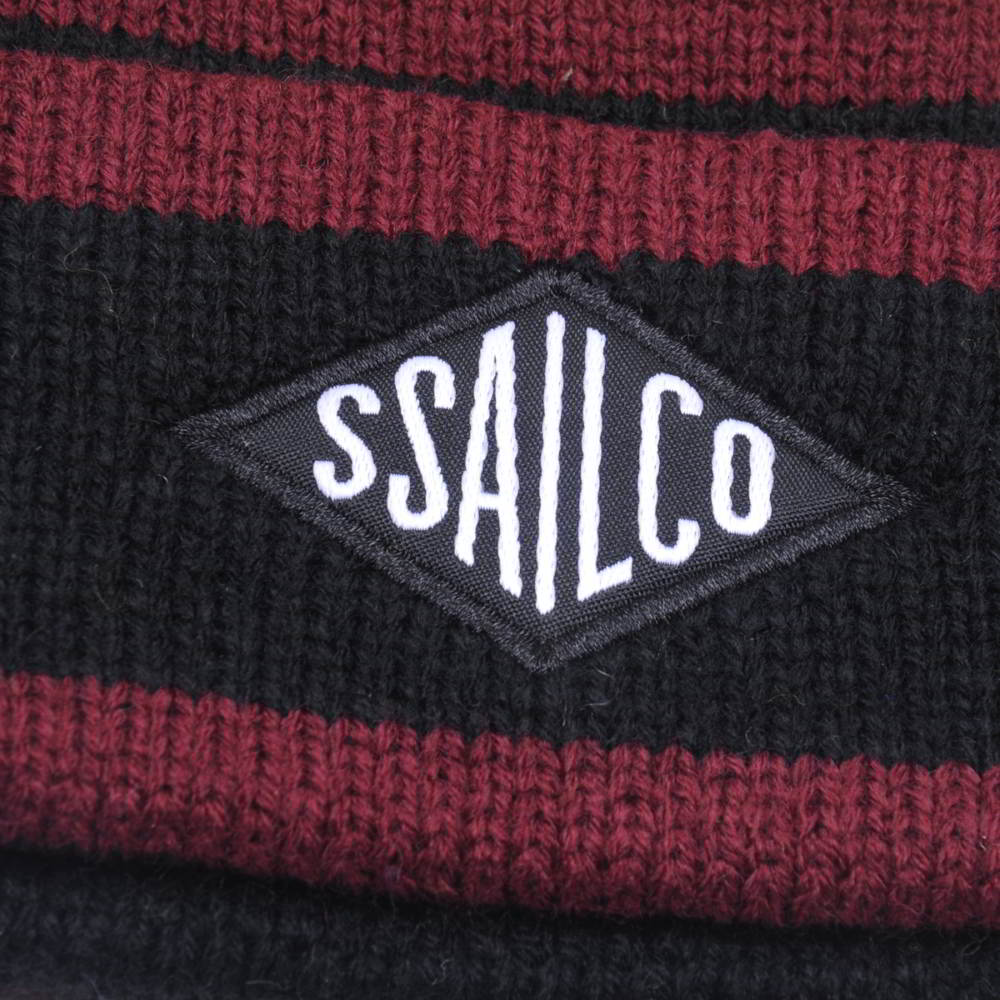 jacquard letters stripes winter beanies custom