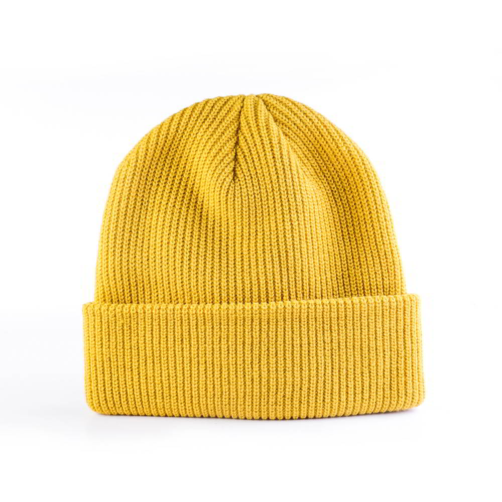 plain no logo blank cuffed winter caps beanies