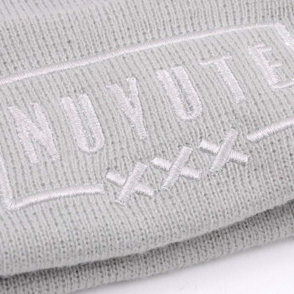 plain letters embroidery cuffed winter hats beanies