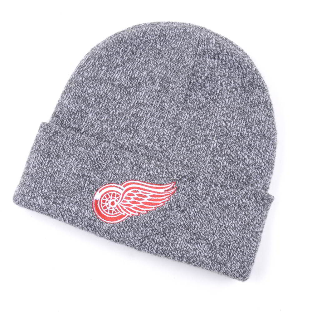 plain embroidery logo design winter knitted cuffed beanies