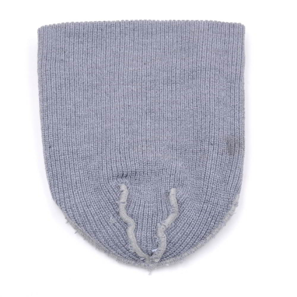 plain blank gray winter cuffed winter beanies