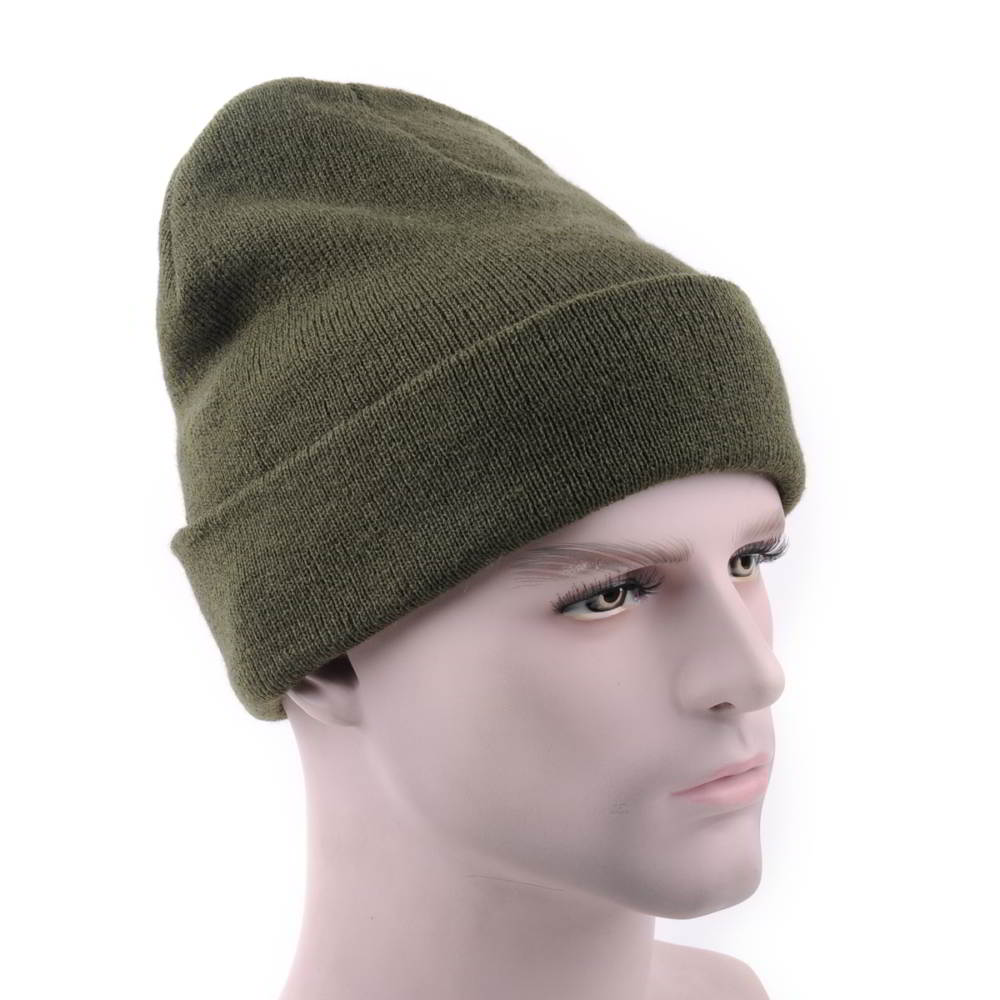 leather patch slouchy winter beanies hats