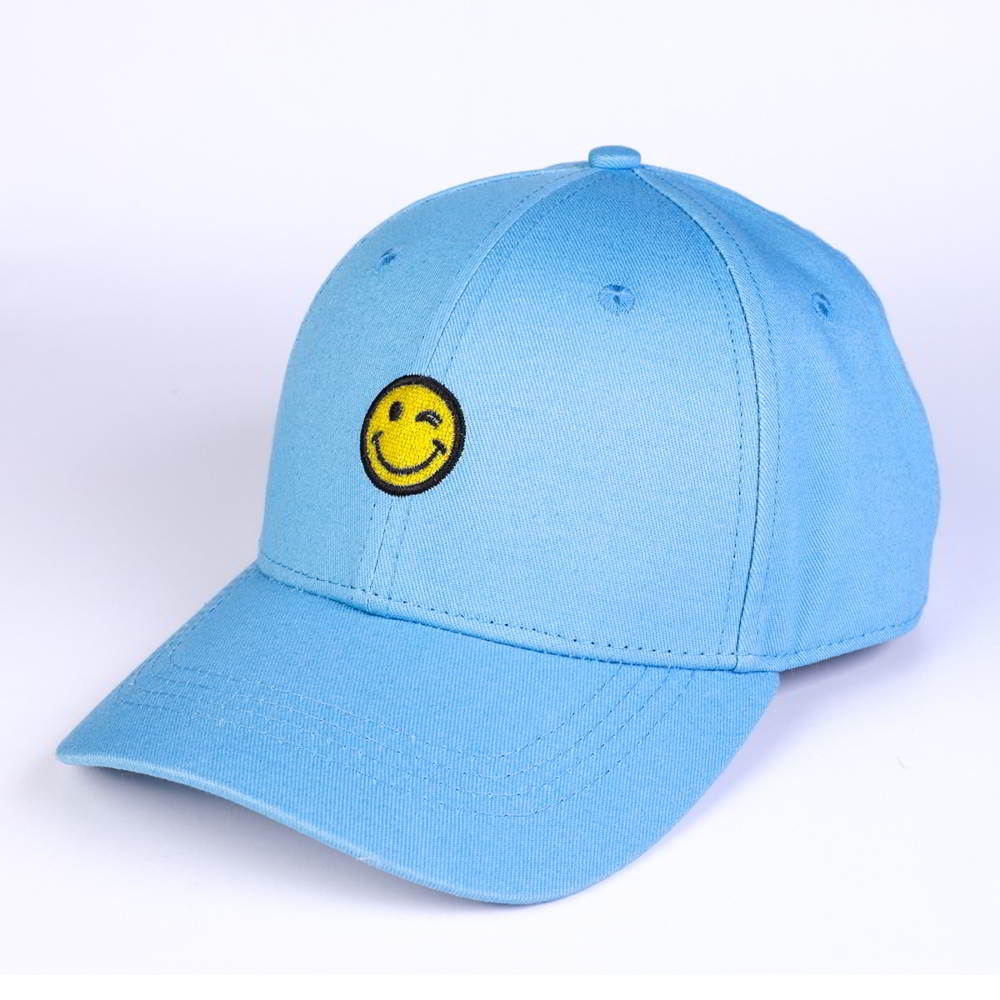 >plain embroidery blue cotton baseball caps