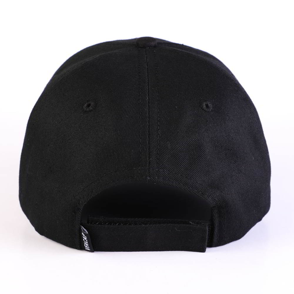 plain embroidery logo black cotton sports baseball hats