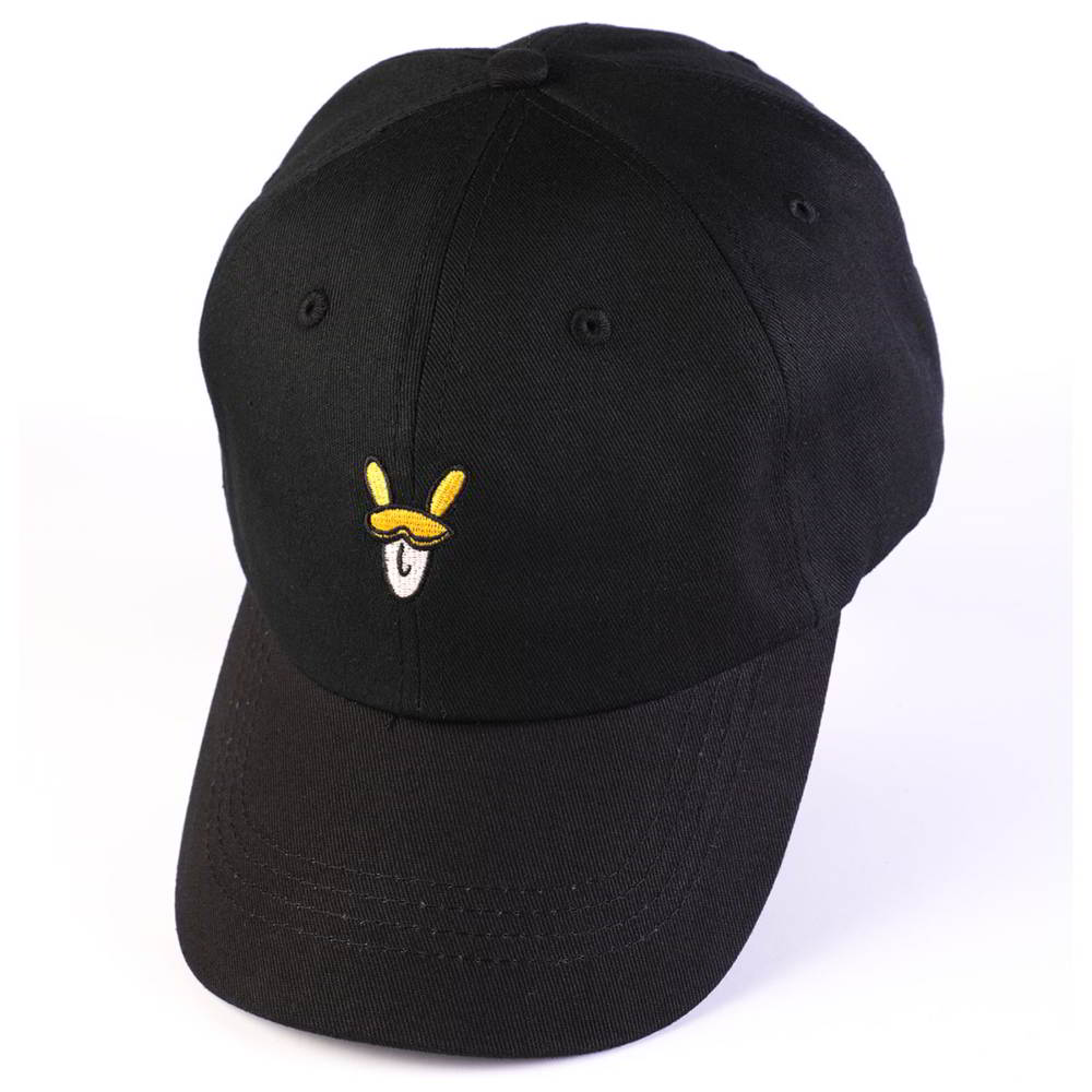 plain embroidery logo black cotton sports baseball hats