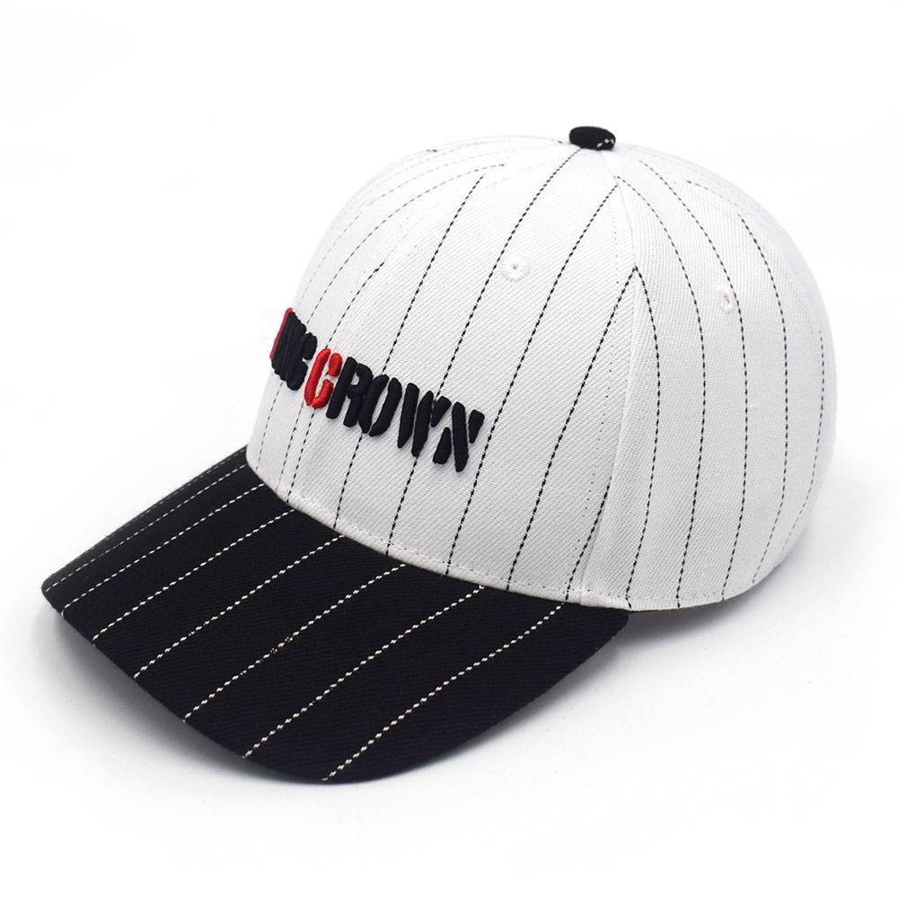 aungcrown embroidery logo two color baseball hats