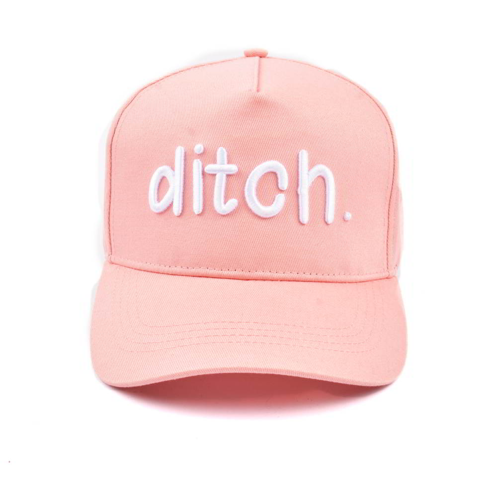 >5 panels 3d embroidery pink baseball hats