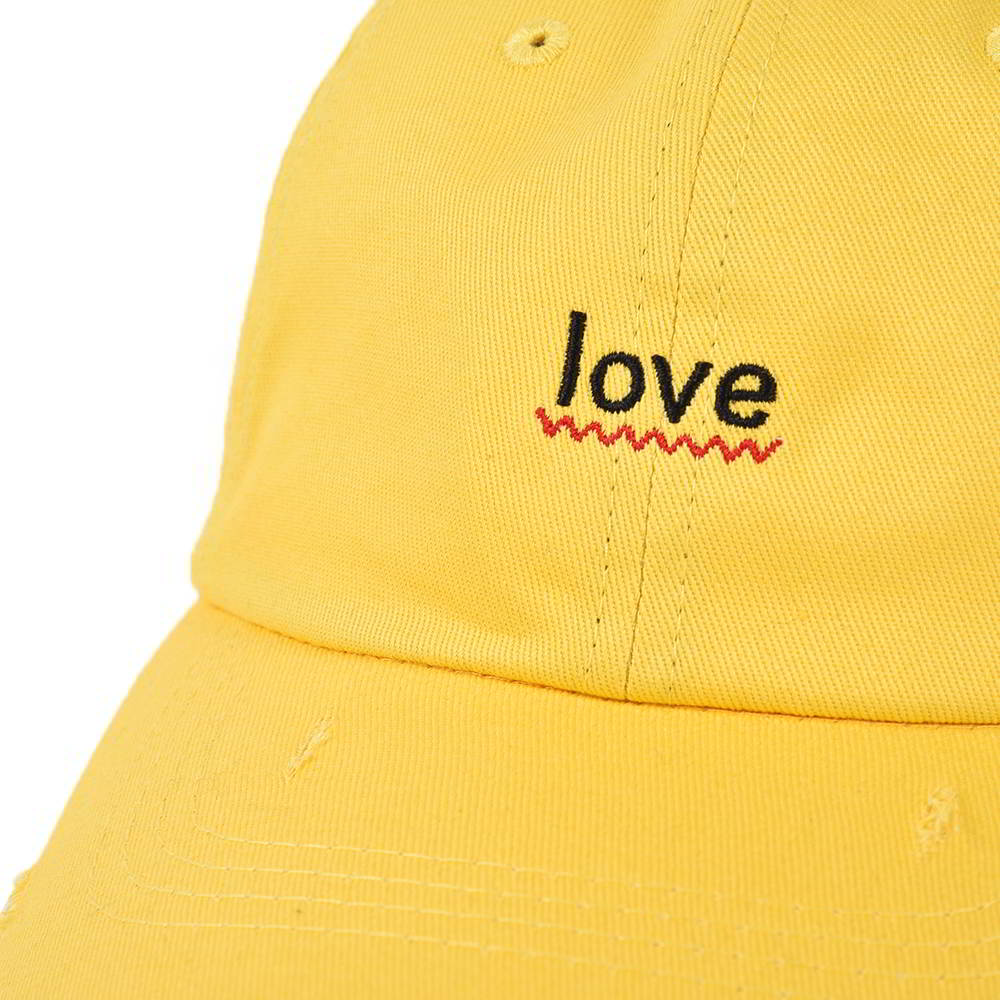 >plain logo yellow sports dad hats custom