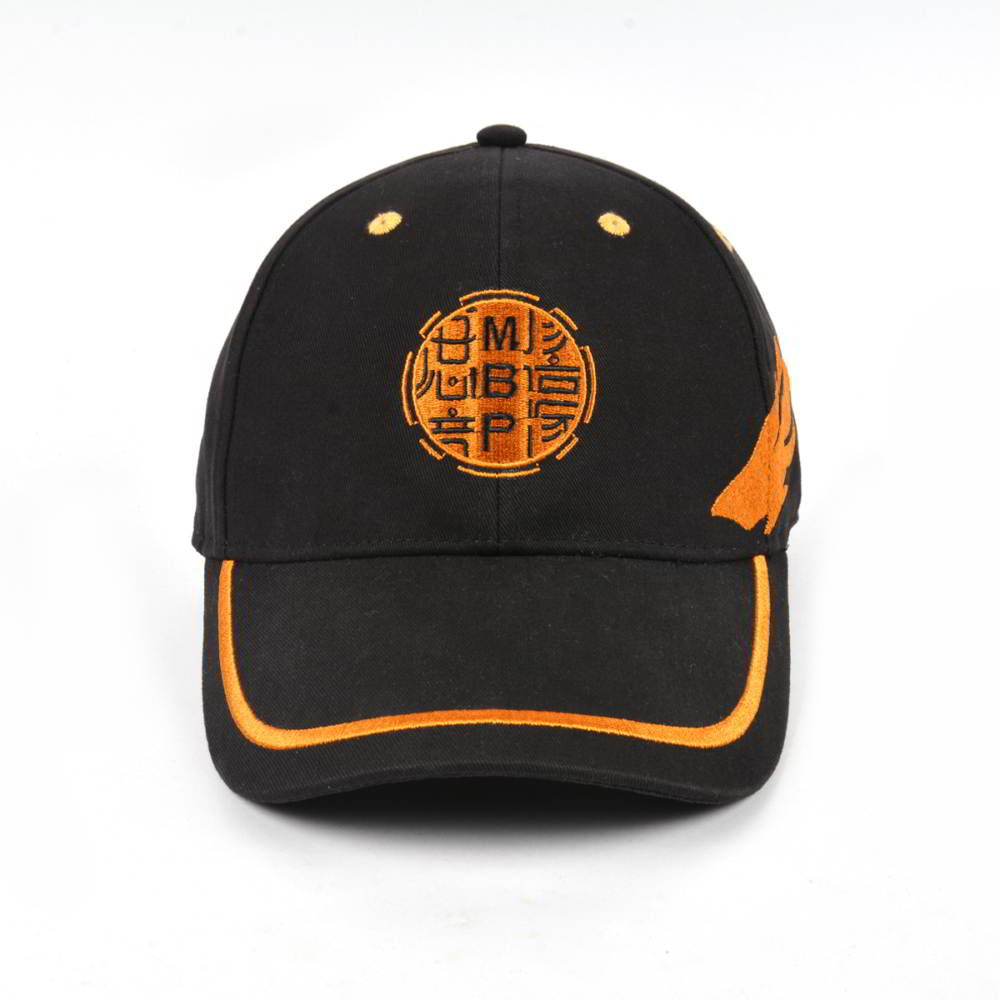 >design embroidery sports black baseball caps