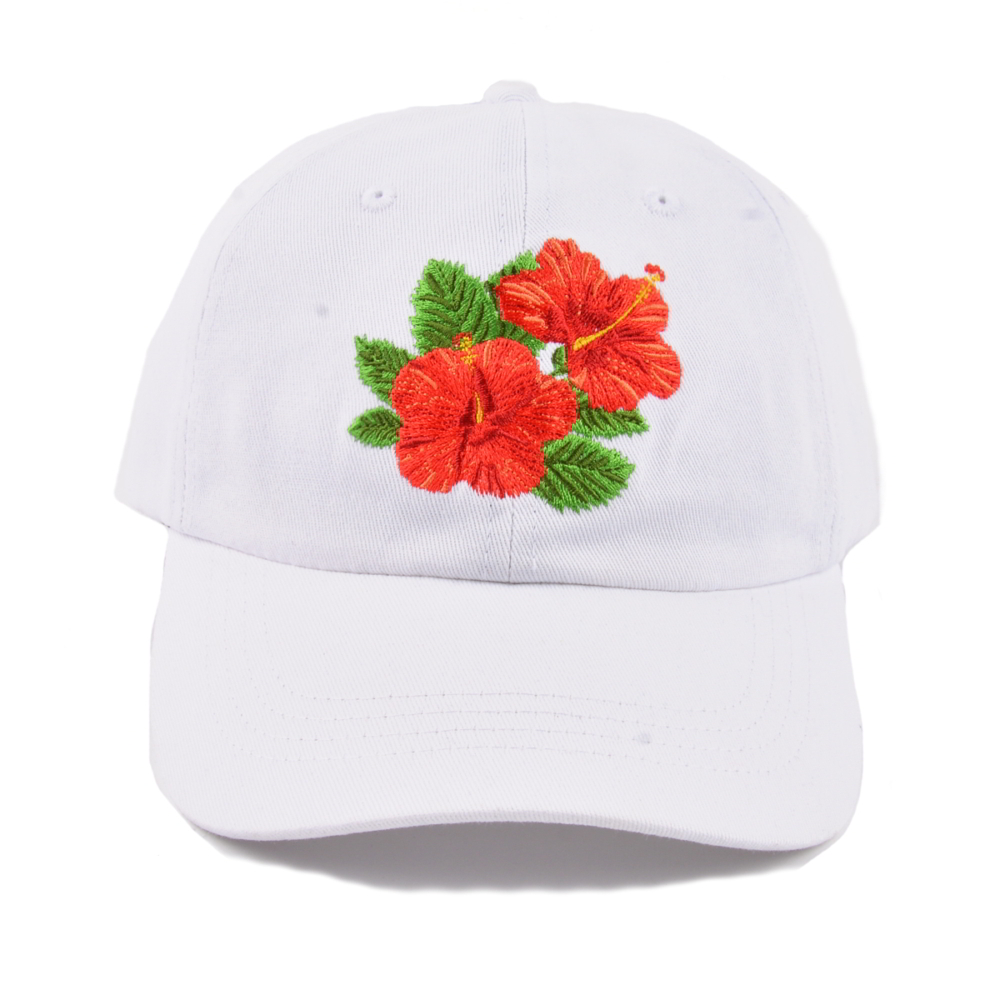 embroidery white sports dad hats custom