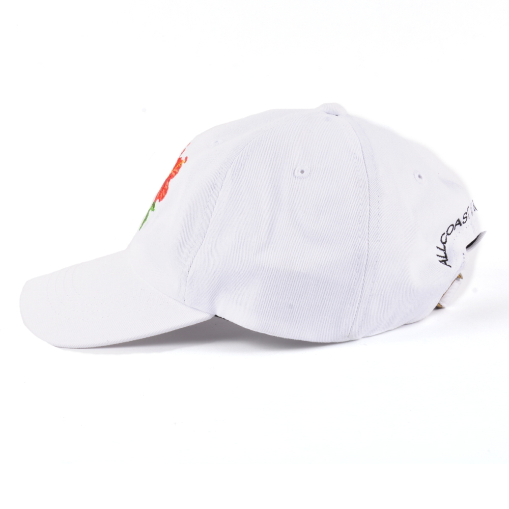 embroidery white sports dad hats custom