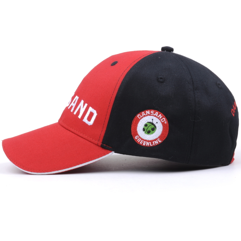 sandwich brim plain embroidery sports baseball caps custom