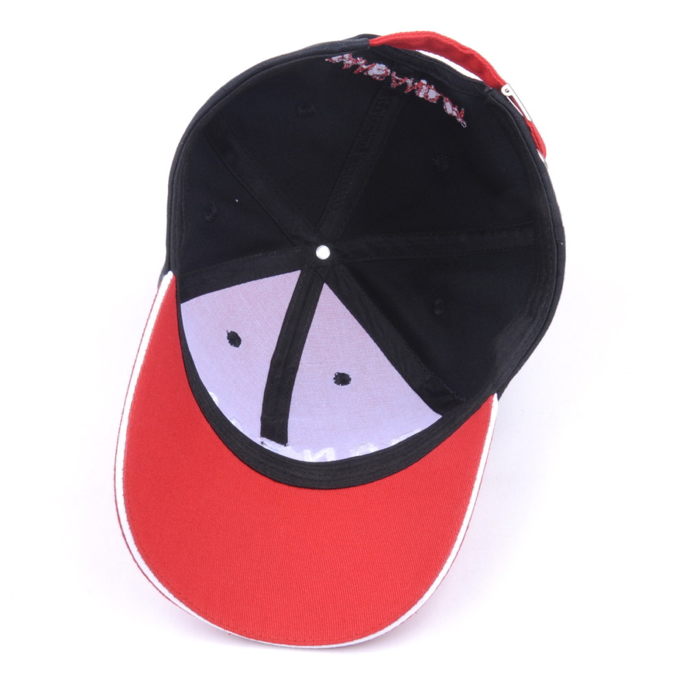 sandwich brim plain embroidery sports baseball caps custom