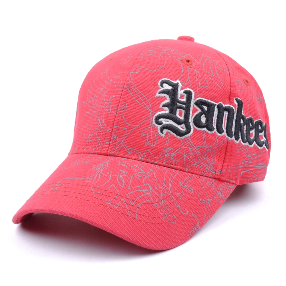 design embroidery logo cotton baseball caps custom