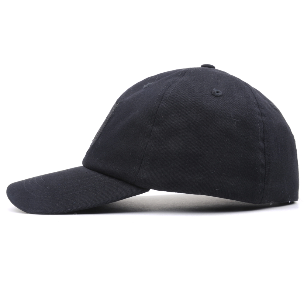 black fitted baseball embroidery sports caps