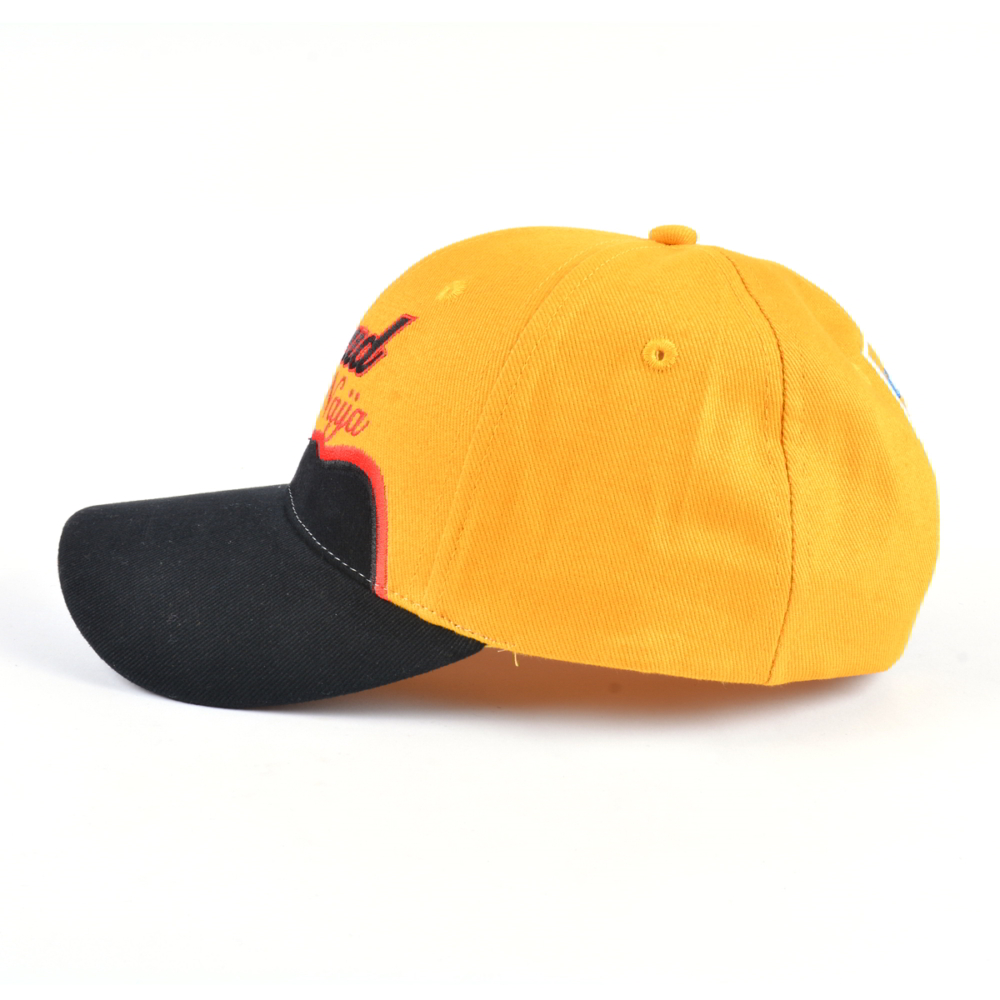 two color embroidery plain sports baseball caps