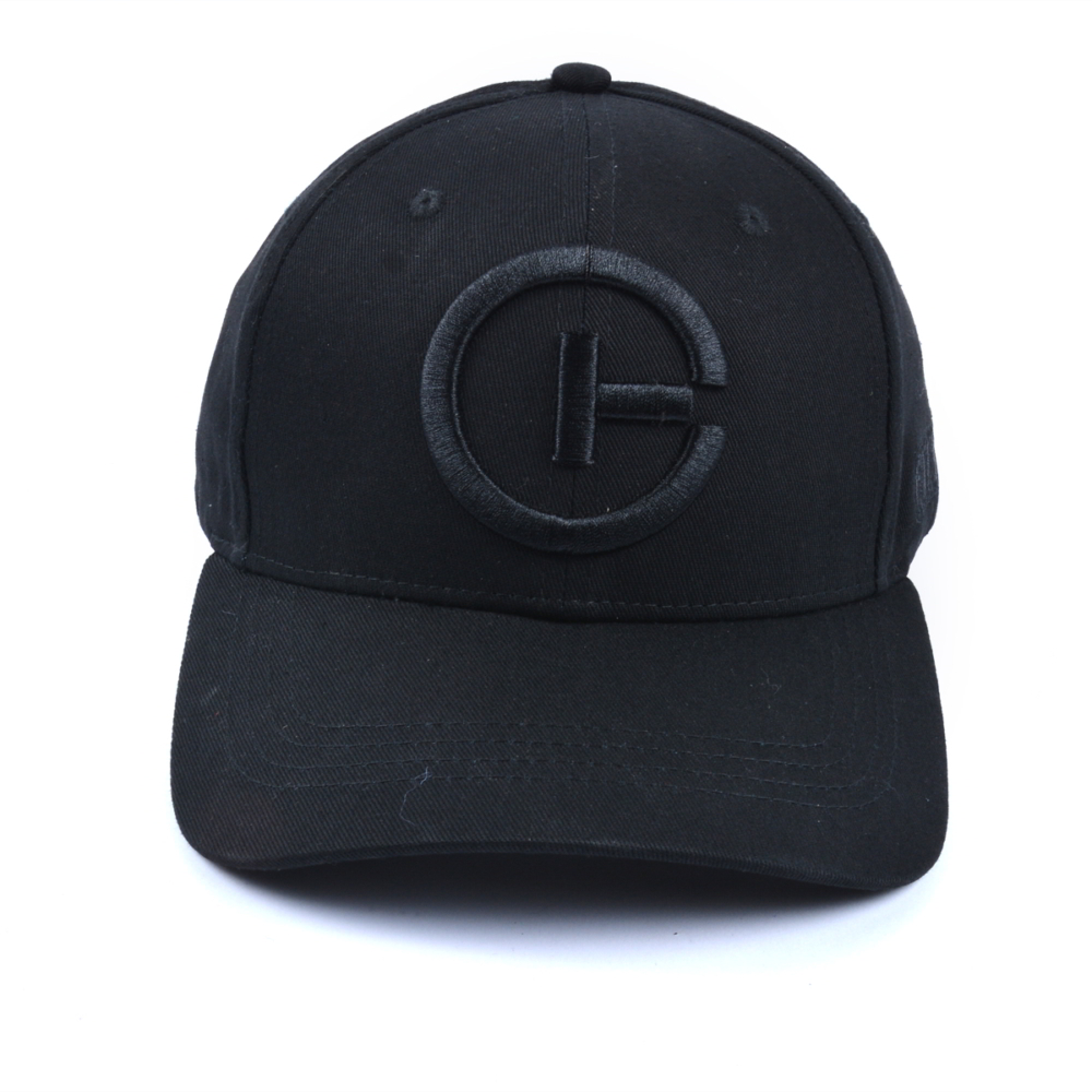 >3d embroidery sports black baseball caps