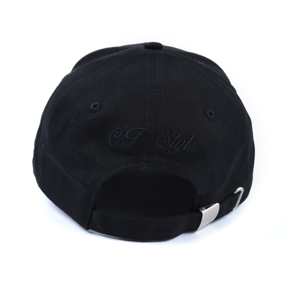 3d embroidery sports black baseball caps