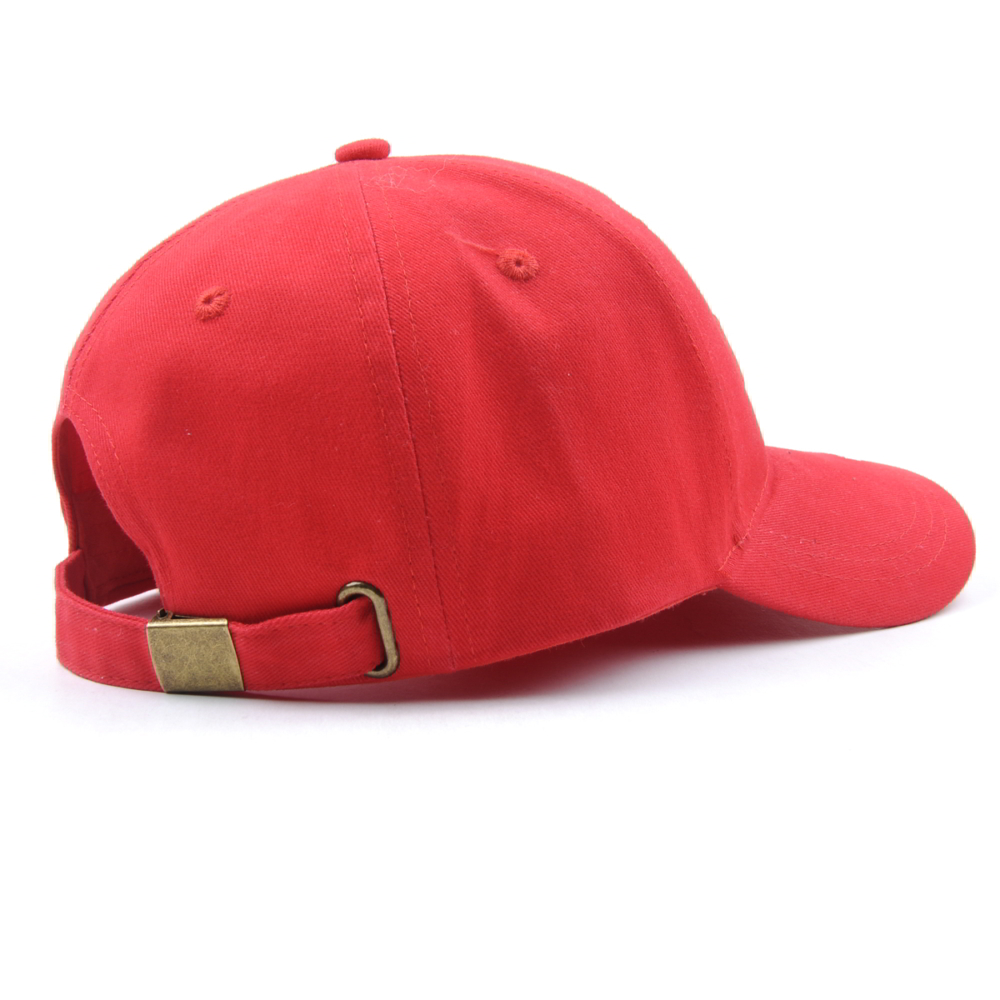 puff embroidery sports red baseball caps