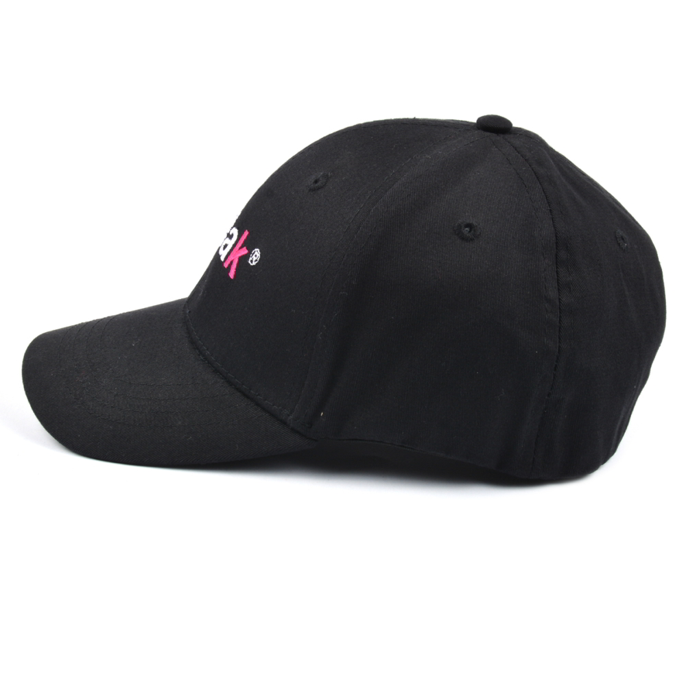 plain embroidery black fitted sports baseball caps