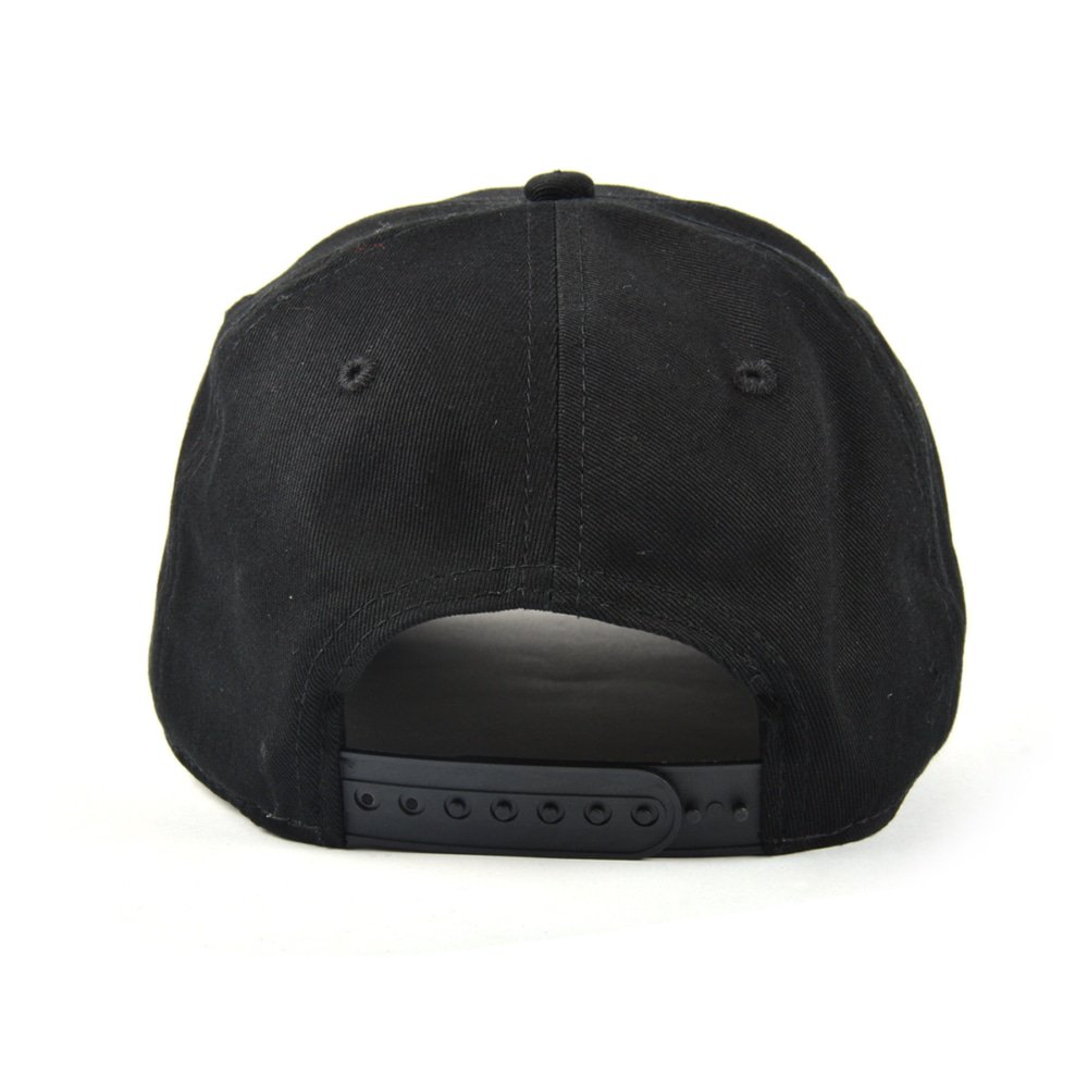 high quality embroidery logo black sports baseball caps