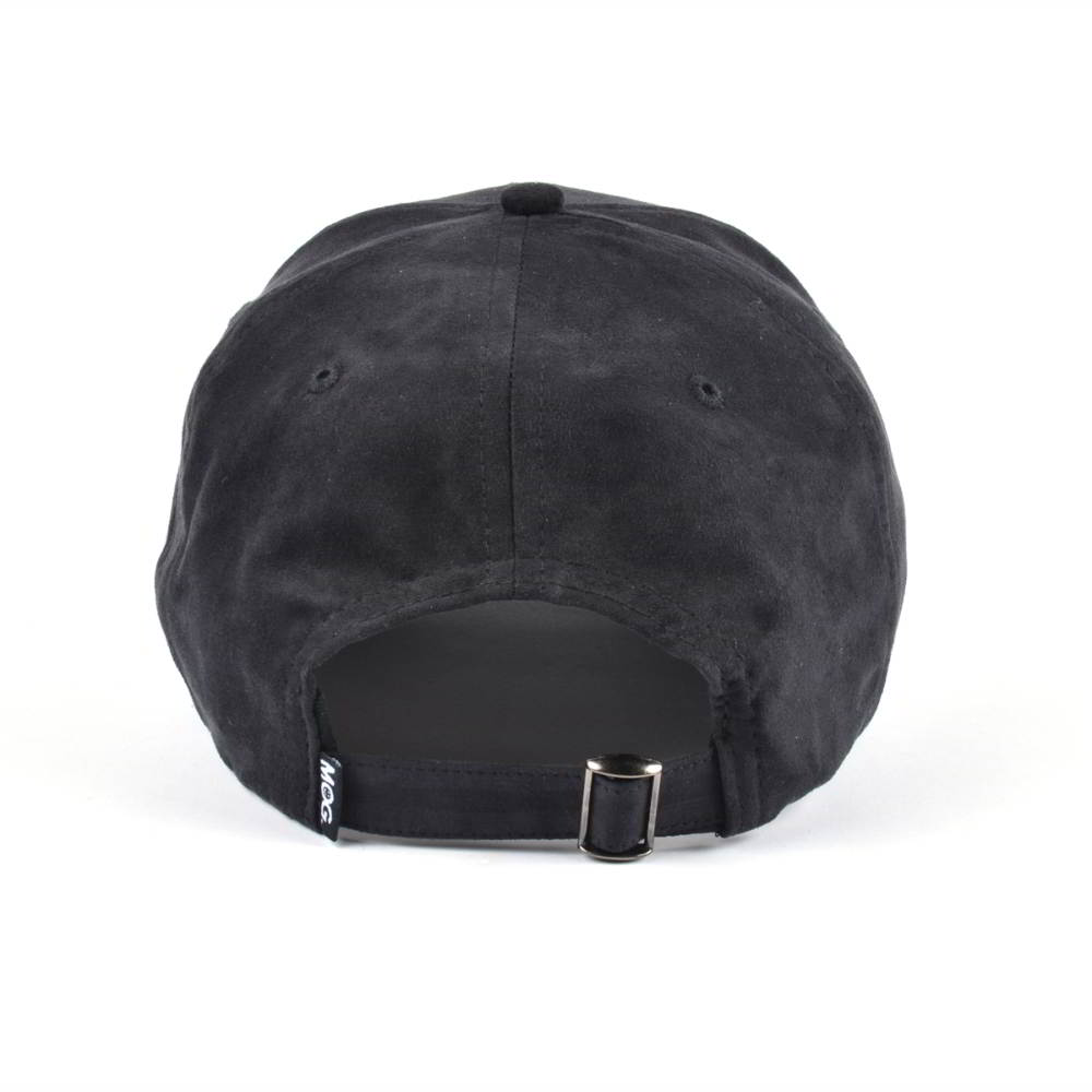 3d animal embroidery black suede baseball caps