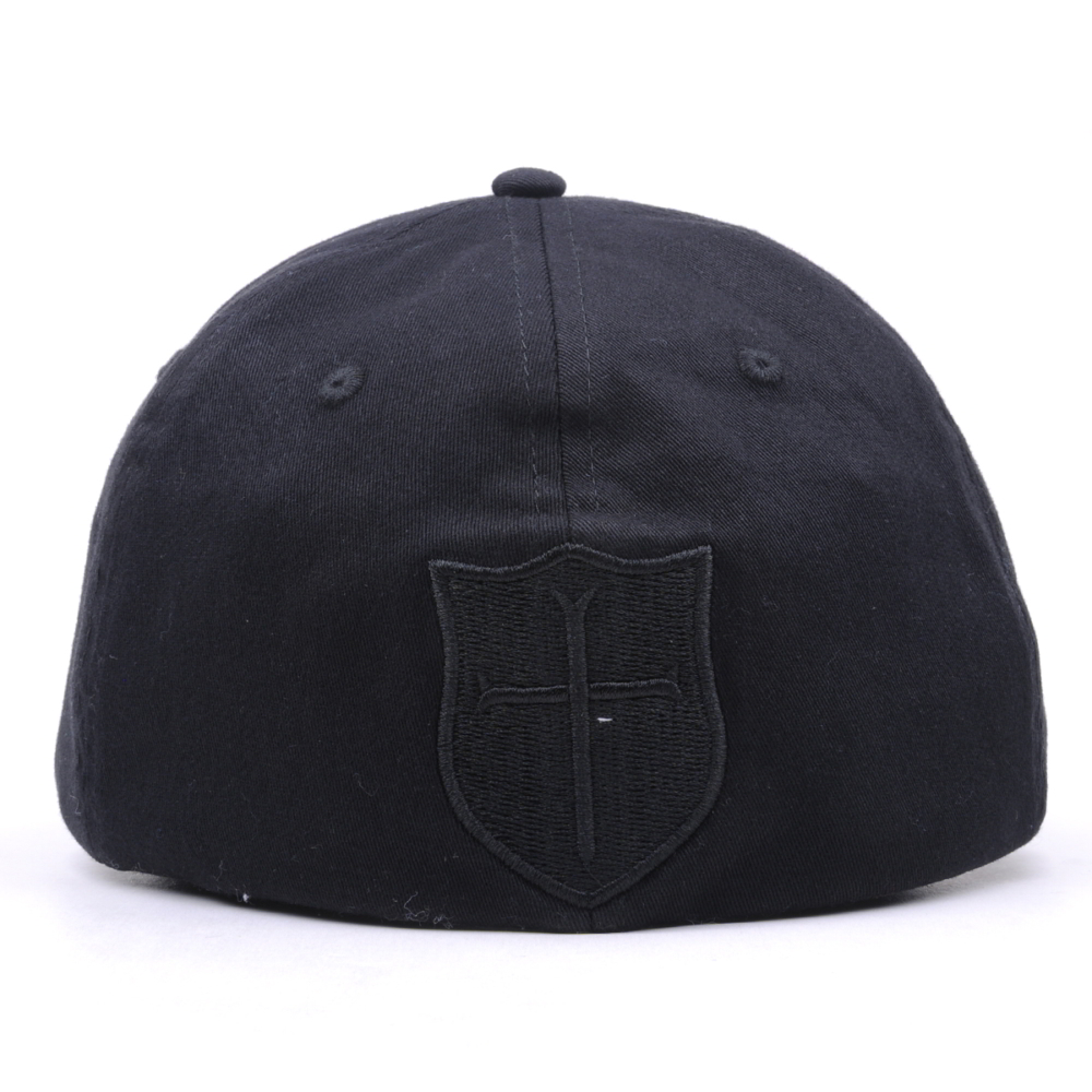 black fitted baseball embroidery sports caps