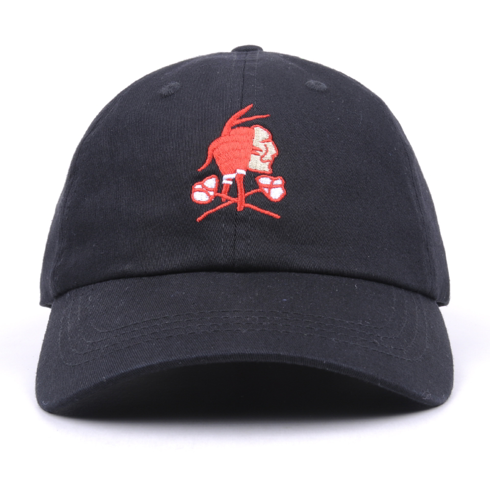 >embroidery sports black fitted baseball caps