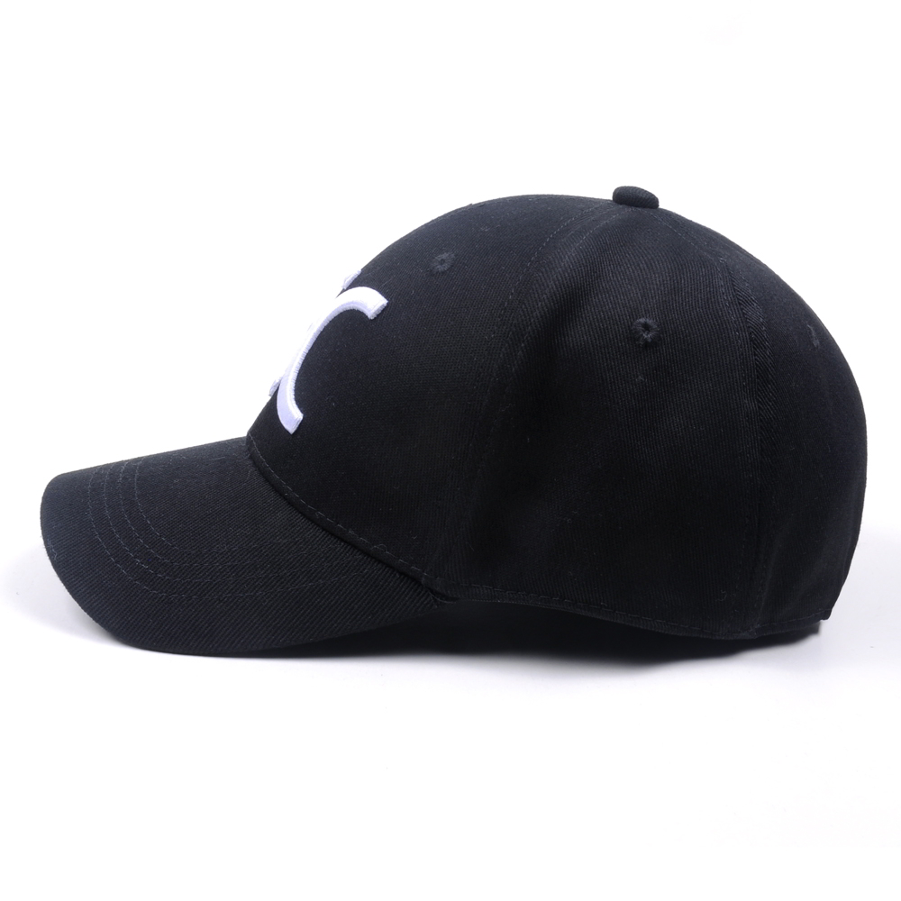 custom 3d embroidery black fitted baseball caps