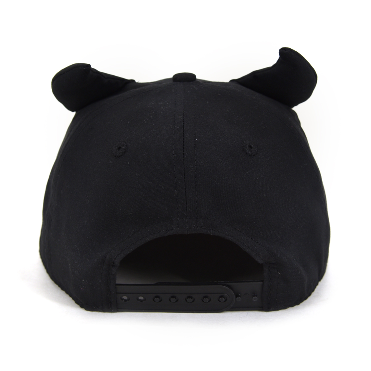 Cute children hat with devil angle laser embroidery printing pattern brim snapbacks