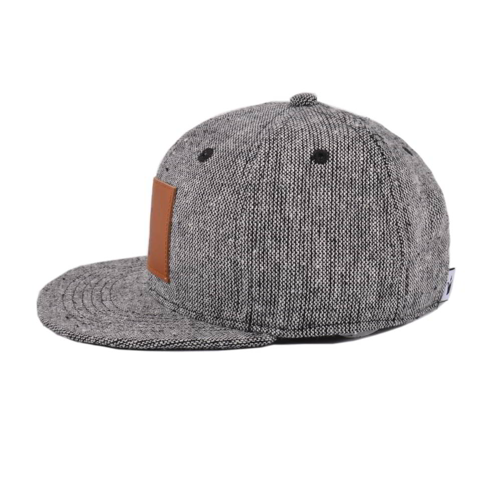 baby snapback leather patch flat caps