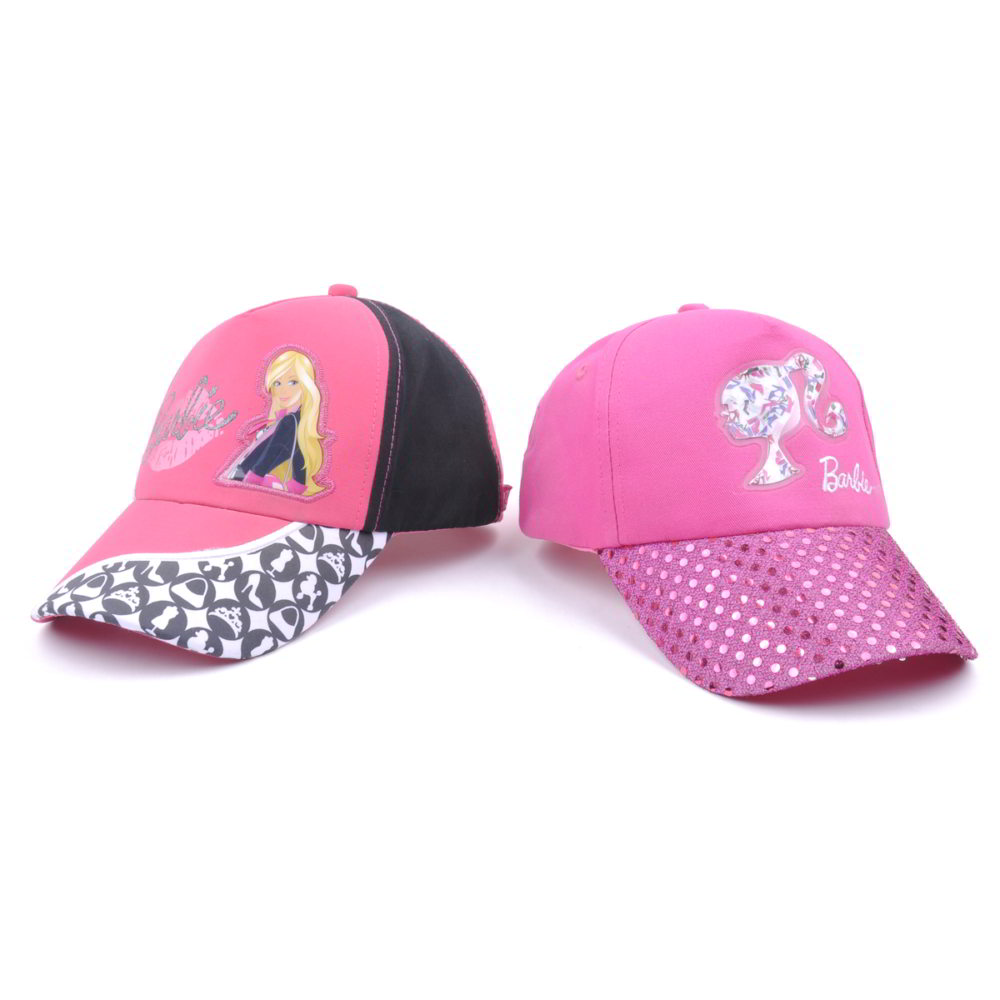 children baseball caps cartoon printing logo for girls