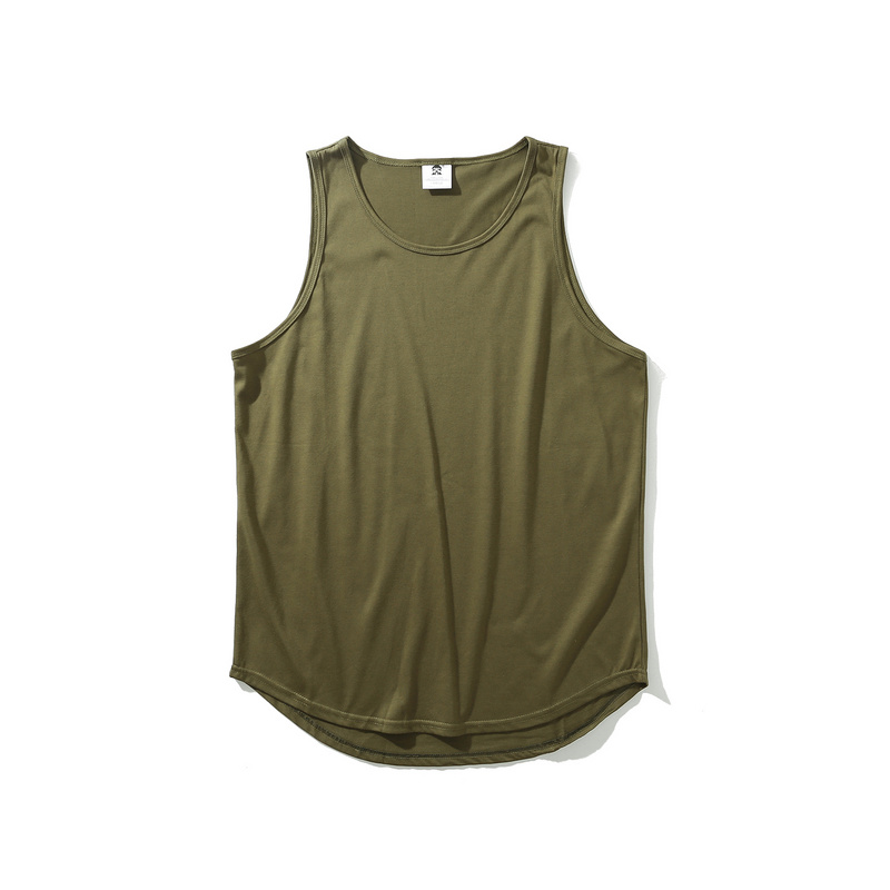 men’s 100% cotton sleeveless workout tank top