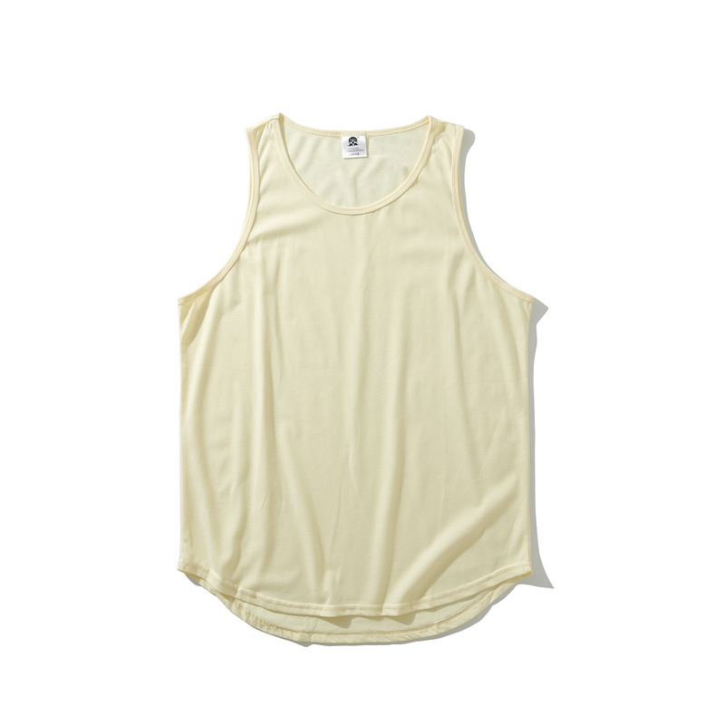 men’s 100% cotton sleeveless workout tank top