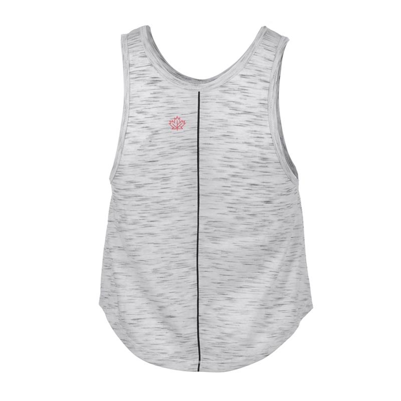 Classic workout soft gray loose athletic tank top